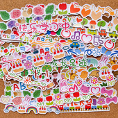 儿童成长相册涂鸦分割线相框装 饰贴纸日记本手帐手抄报边框贴画