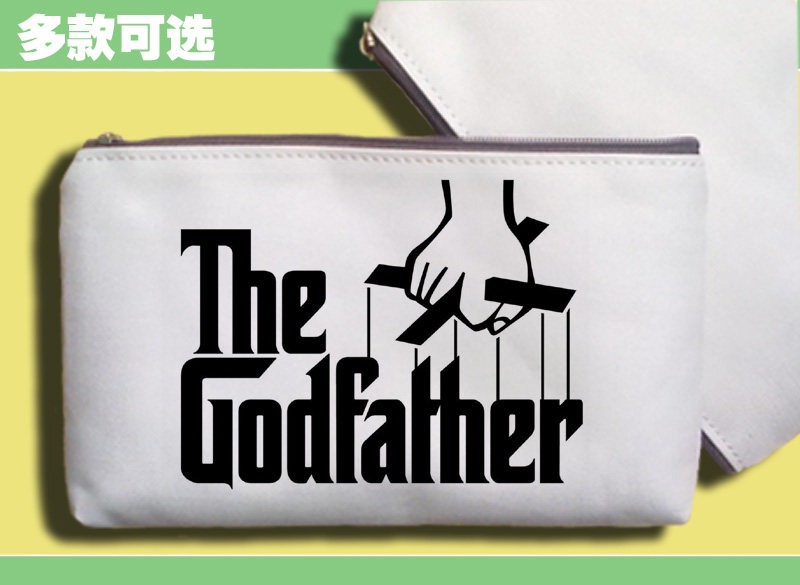 黑帮电影教父thegodfather唐柯里昂帆布手拿笔袋零钱手机包收纳包