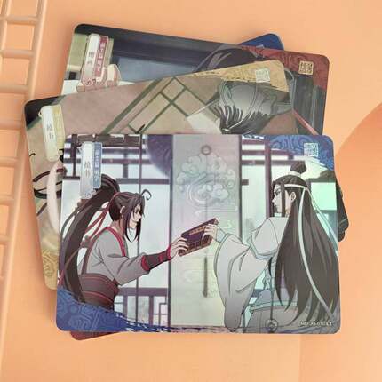 正版卡游魔道祖师二弹剧情卡散卡配好套装【40张剧情】收藏动漫卡