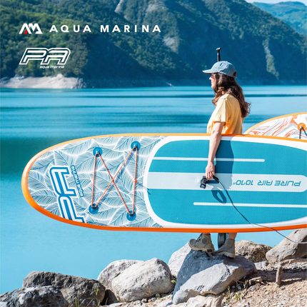 AQUA MARINA 25款乐划充气冲浪板浆板站立式Pure Air 330*81*15