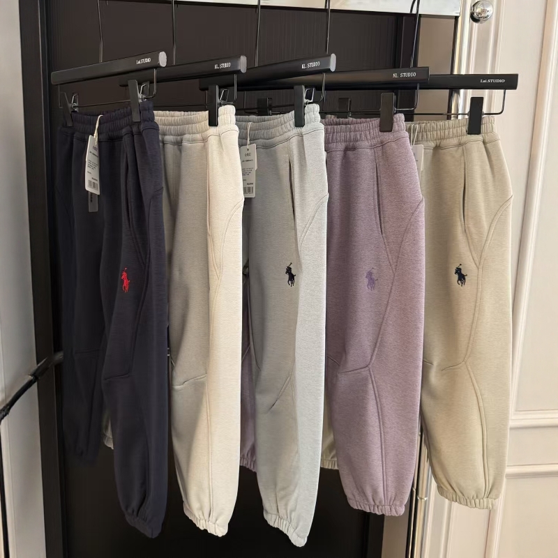 一条过冬中大童保暖奥丽绒加绒防风运动裤男女童一体绒束口厚卫裤