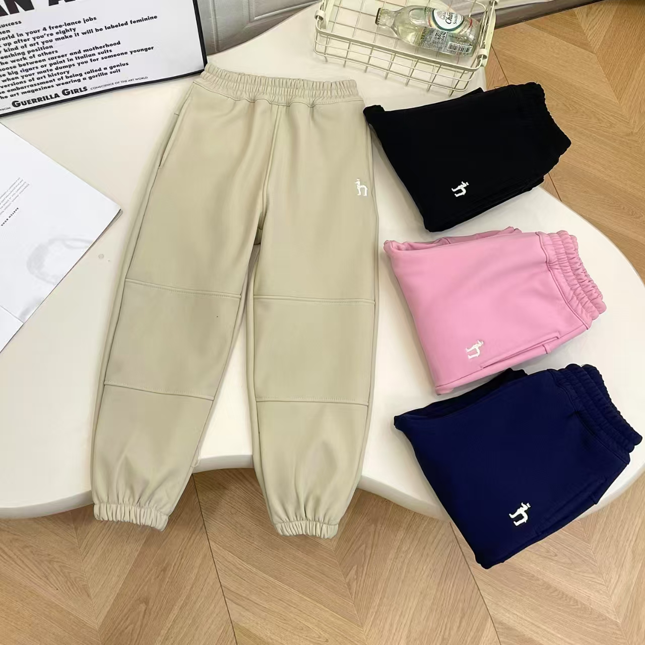 男女童软壳户外运动冲锋裤秋冬防风防水加厚保暖舒适中大童加绒裤