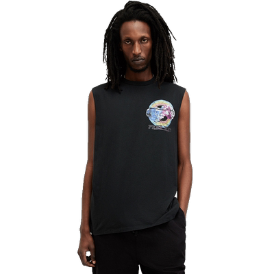 ALLSAINTS男士印花无袖T恤背心