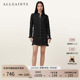 ALLSAINTS女士迷你连衣裙褶饰气质短裙子2025年秋季 女装 W062DC