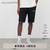 男装 ALLSAINTS男士 子官方秋季 纯棉休闲裤 MG256Y 抽绳运动短裤