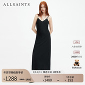 ALLSAINTS女士气质吊带连衣裙纯色修身 礼服裙2025秋季 WD646Z