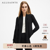 款 ALLSAINTS女士羊毛针织开衫 休闲质感毛衣基础百搭春季 W119KB