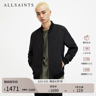 ALLSAINTS男士 飞行员夹克外套2026春秋羊头刺绣上衣MJ006R