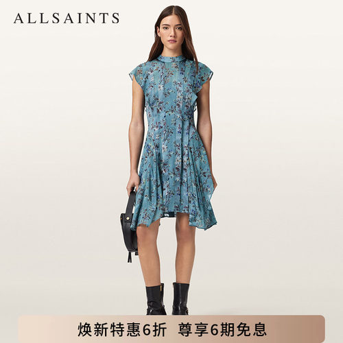 ALLSAINTS女士印花连衣裙