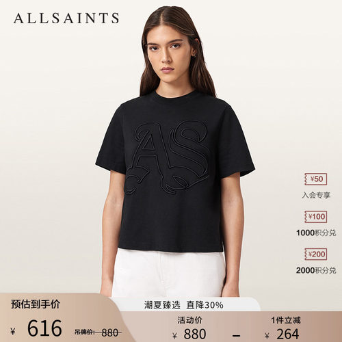 ALLSAINTS女士短袖T恤