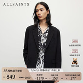 男装 黑色西服外套秋季 M004QZ 翻领休闲小西装 ALLSAINTS男士