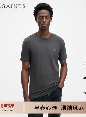 ALLSAINTS男士羊头T恤官方百搭短袖上衣简约春季款男装M030JB