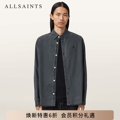 ALLSAINTS男士长袖衬衫