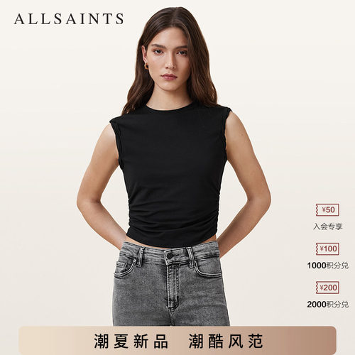 ALLSAINTS女士圆领T恤