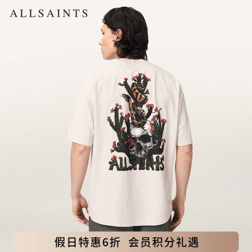 ALLSAINTS男士印花T恤