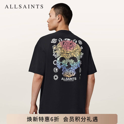 ALLSAINTS男士印花T恤
