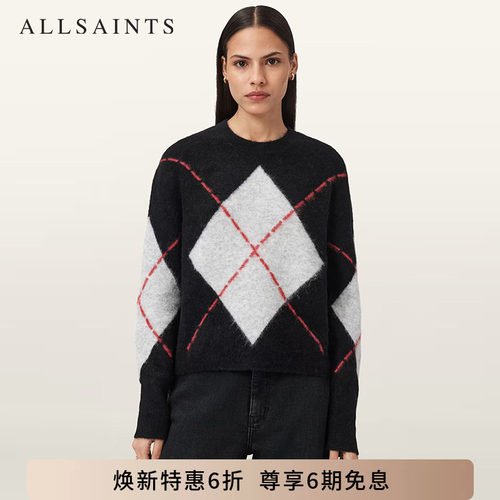 ALLSAINTS女士圆领毛衣