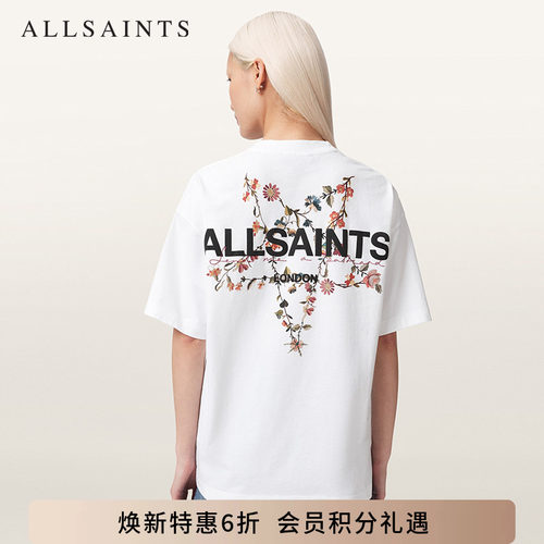 ALLSAINTS女士印花T恤