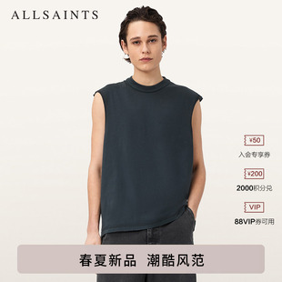 宽松背心T恤COLE纯色内搭上衣2026春夏新款 ALLSAINTS男士 时尚