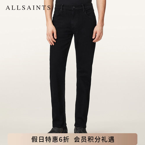 ALLSAINTS商务直筒牛仔裤