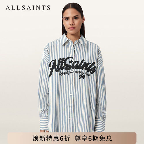 ALLSAINTS女士长袖衬衫