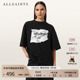 新款 ALLSAINTS女士酷感印花T恤宽松半袖 休闲上衣2025年秋季 W049JD