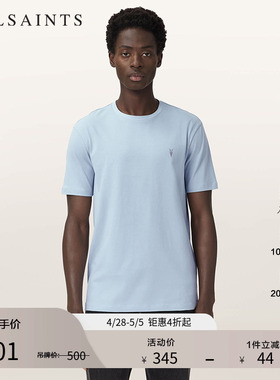 ALLSAINTS男士柔软羊头T恤圆领短袖百搭上衣2026年春季M030JB