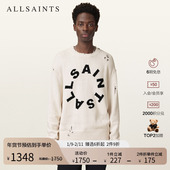破洞毛衣Logo款 针织套头衫 2025年秋季 ALLSAINTS男士 男装 M025KC