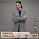 ALLSAINTS女士羊绒针织开衫 WK061Z 女装 舒适毛衣灰磨毛款 秋季