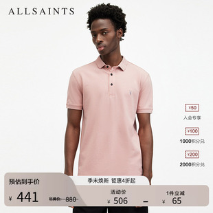ALLSAINTS男士 商务羊头纯棉短袖 T恤春季 MD051H 休闲Polo衫