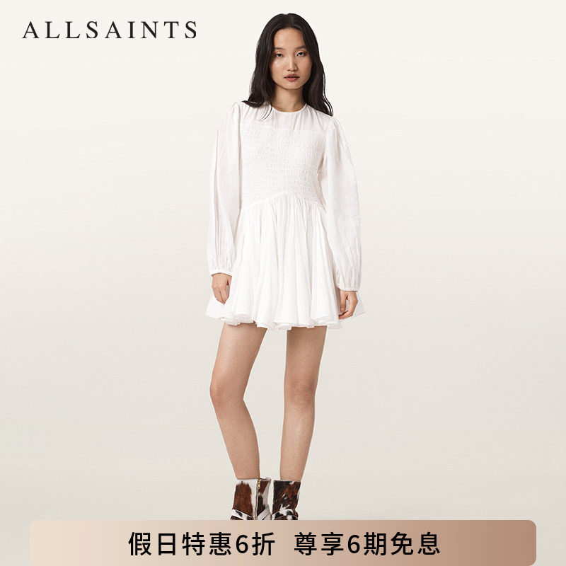 ALLSAINTS女士长袖连衣裙图片