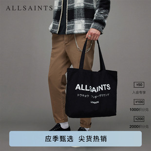 M170XB ALLSAINTS男女士棉托特包大容量帆布包袋2025年秋季