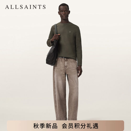 ALLSAINTS男士羊头长袖T恤ELLIS休闲通勤套头衫2026秋季新款
