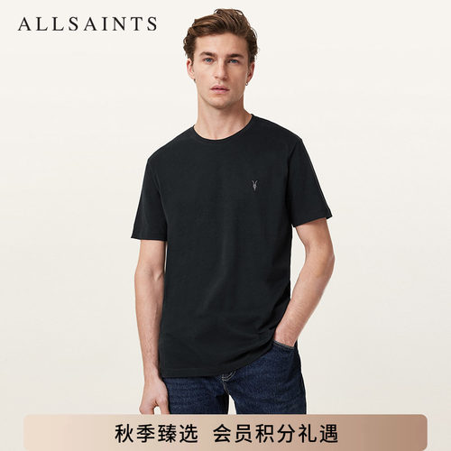 ALLSAINTS男士圆领T恤