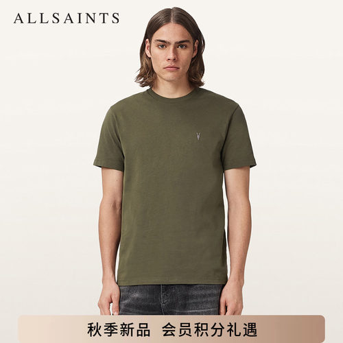 ALLSAINTS男士圆领羊头T恤DEXTER短袖正肩休闲上衣2026秋新款