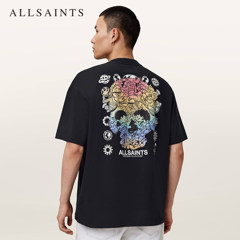 ALLSAINTS男士印花T恤
