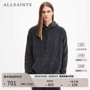 男装 卫衣保暖条绒外套百搭秋季 M020NB 连帽衫 ALLSAINTS男士