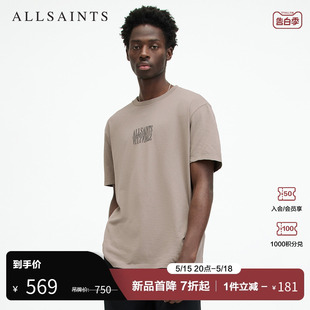 2024春季 ALLSAINTS男士 T恤宽松休闲打底衫 MG115Z 字母短袖 新款