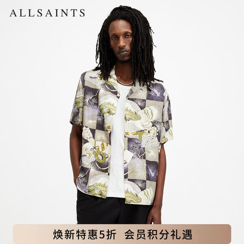 ALLSAINTS男士印花衬衫