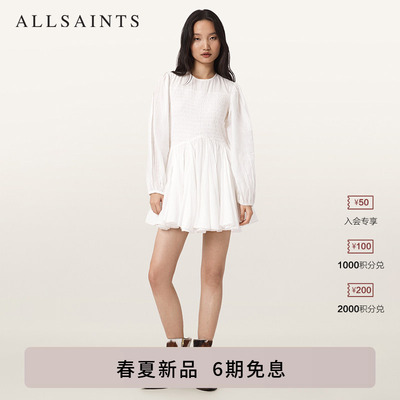ALLSAINTS女士长袖连衣裙