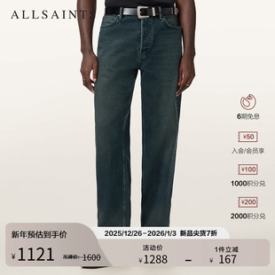 2025秋冬新款 简约休闲裤 M001ED 百搭直筒牛仔裤 ALLSAINTS男士