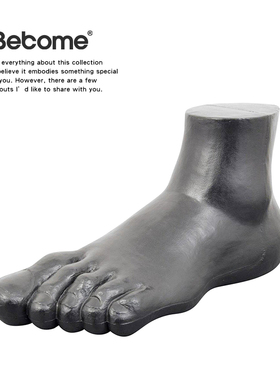 研舍摩登创意现代简约设计玻璃钢大型大脚装饰摆件样板房酒店G