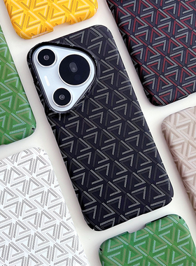 适用华为Pura70Pro+戈雅狗牙Pura80Ultra原创手机壳硬壳全包不卡膜硬壳全包保护壳镜头大孔P60pro 50超薄款