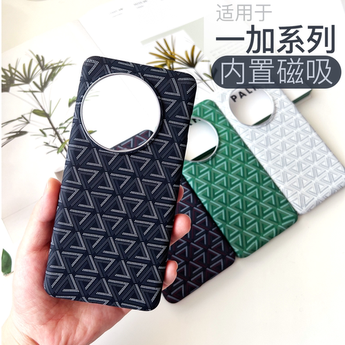 适用于原创戈雅狗牙一加13内置Magsafe磁吸手机壳硬壳oneplus1+13全包保护壳碳纤维手感超薄款防滑超薄