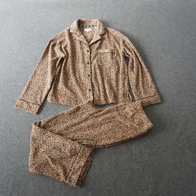 外贸女士春秋冬摇粒绒保暖睡衣