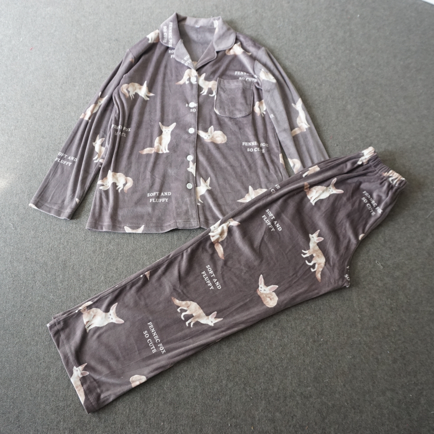 日单春秋宝宝绒睡衣套装