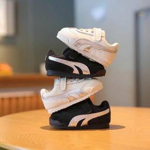 休闲板鞋 女宝宝学步鞋 儿童秋季 子小童运动鞋 男宝软底防滑婴幼儿鞋