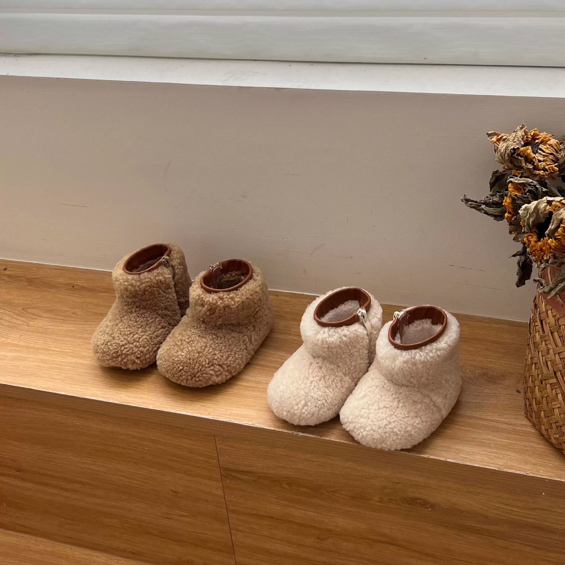 冬季毛毛靴女宝雪地靴软底加厚学步鞋冬季男童加绒毛毛鞋婴儿棉鞋,童鞋/婴儿鞋/亲子鞋,雪地靴,淘宝优惠券,粉丝福利购,淘宝优惠卷