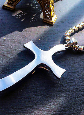 十饰纪十字架吊坠钛钢挂件