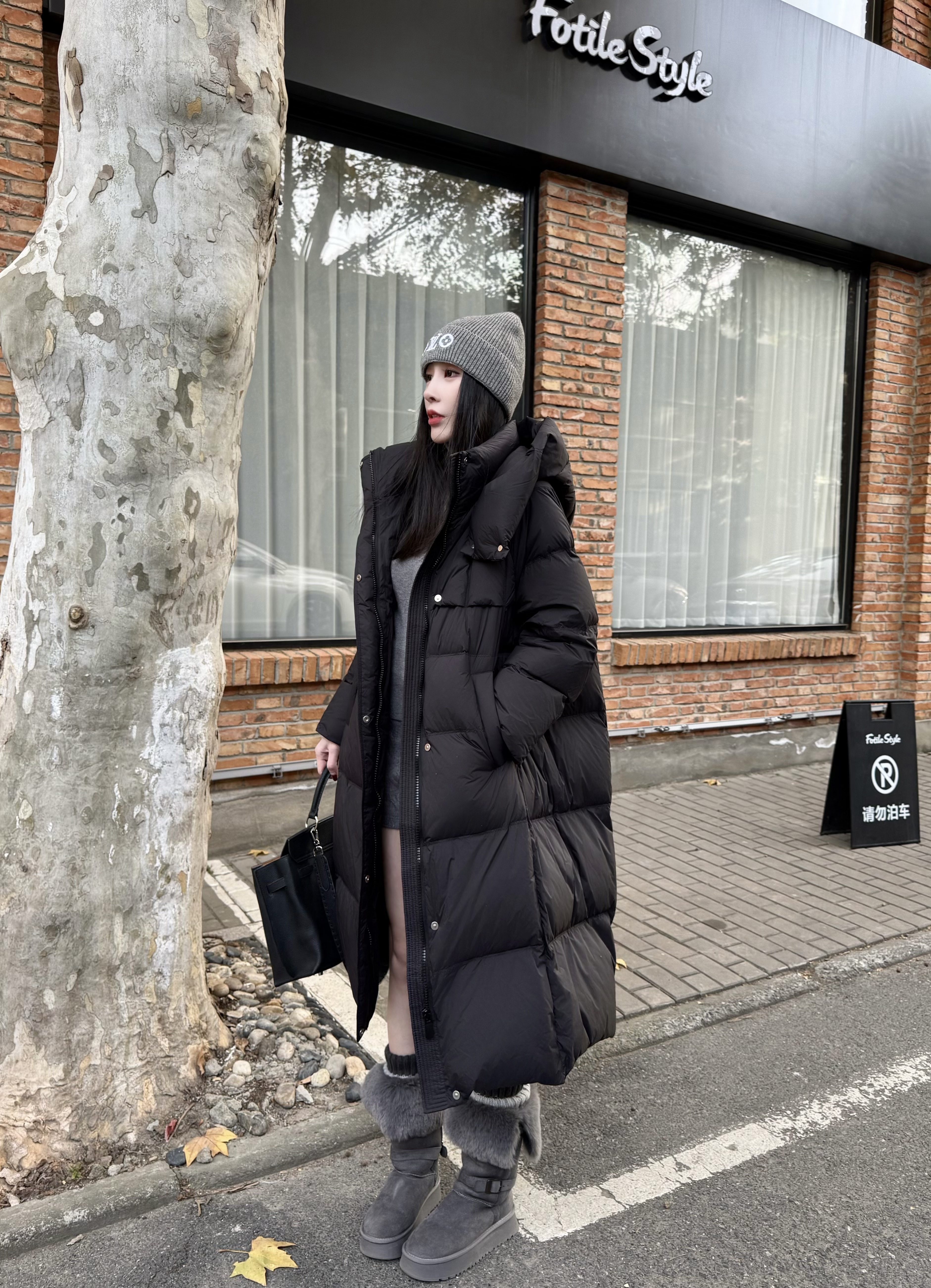 欧货爆款2025秋冬新款时尚百搭韩版中长款90羽绒服保暖厚外套女潮